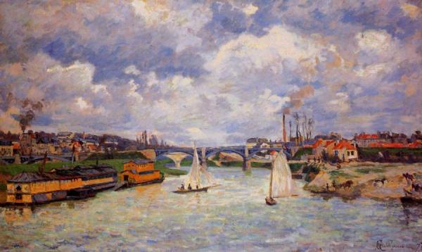 The Seine At Charenton by Armand Guillaumin