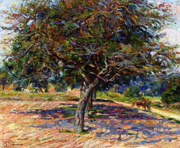 Trees At Ile-de-france by Armand Guillaumin