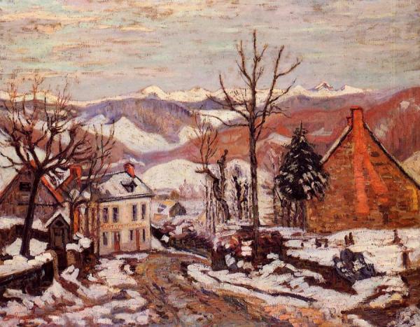 Winter In Saint Sauves by Armand Guillaumin