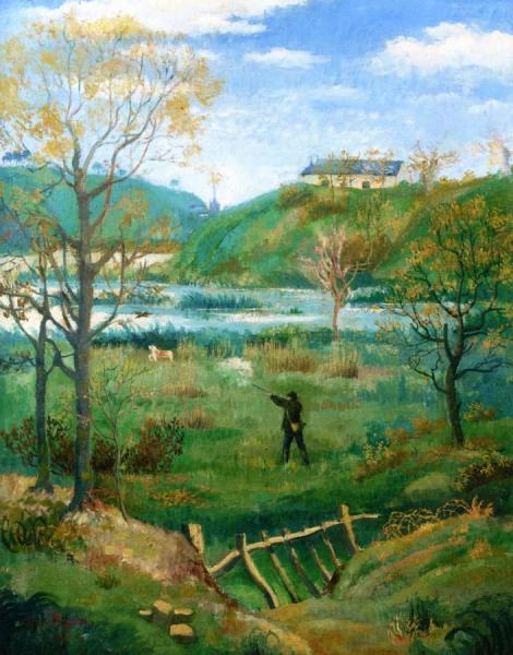 The Barrier by Armand Seguin Oil Painting Reproductions