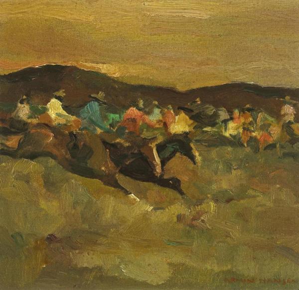 Cowboy Race by Armin Hansen
