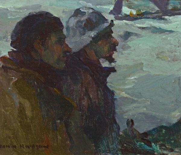 Men Of Dogger Bank by Armin Hansen Oil Painting Reproductions