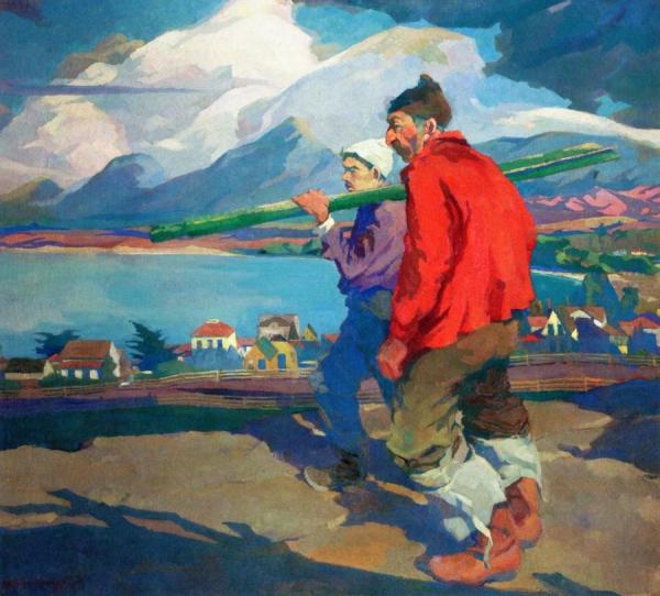 Men Of The Sea by Armin Hansen