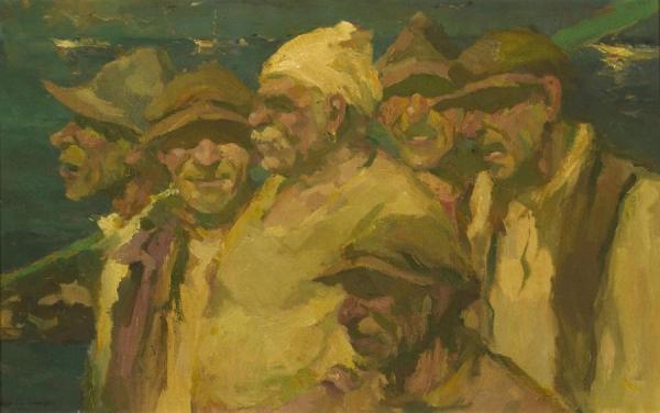 Monterey Fishermen by Armin Hansen