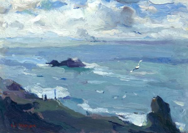 Pacific Ocean From Land's End by Armin Hansen