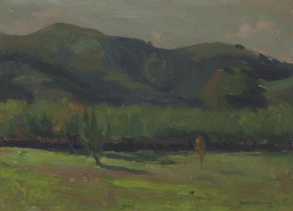 Rancho De Las Lomas, San Juan Canyon, California, 1918 by Armin Hansen