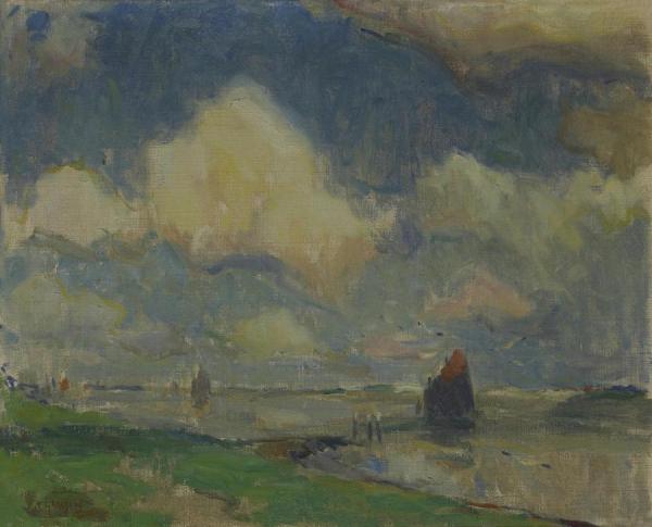 Seascape, Belgium,1912 by Armin Hansen