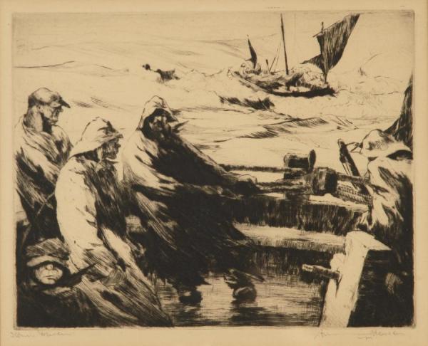 Storm Driven,1930 by Armin Hansen