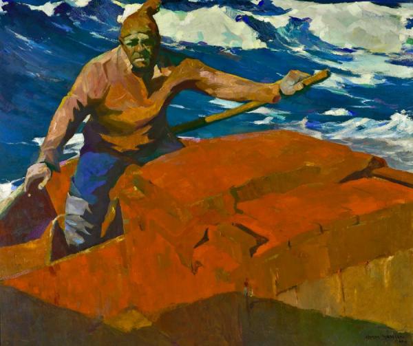 The Artful Voyage by Armin Hansen Oil Painting Reproductions