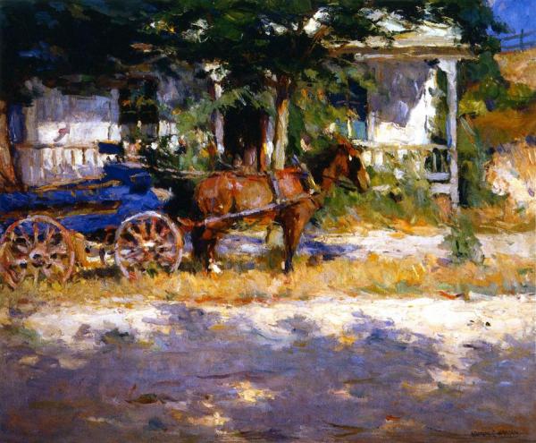 The Farm House by Armin Hansen