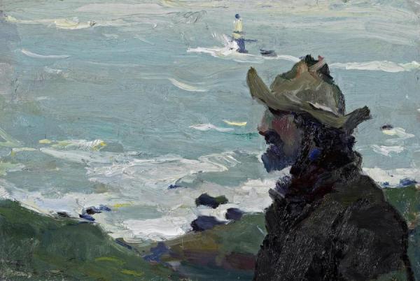 The Old Seafarer by Armin Hansen