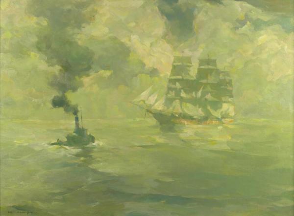 Wanderer Of The Past by Armin Hansen