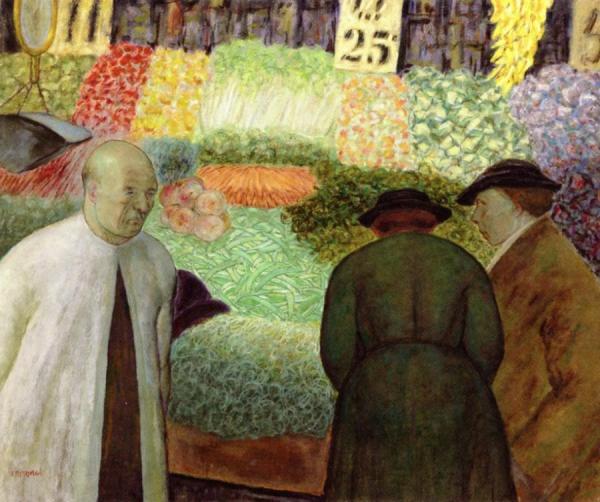 Vegetable Stand by Arnold Friedman