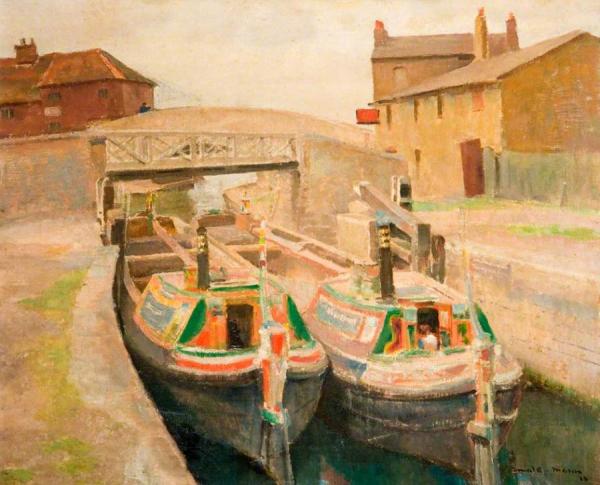 Barges by Arnold Mason
