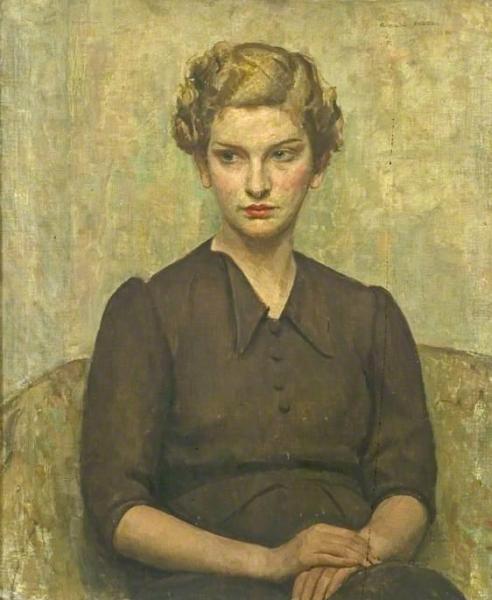 Portrait Of A Young Woman by Arnold Mason