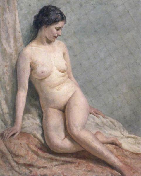 Seated Nude by Arnold Mason