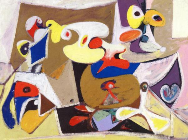 After Khorkom by Arshile Gorky Oil Painting Reproductions