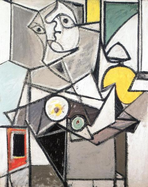 Composition With Head by Arshile Gorky
