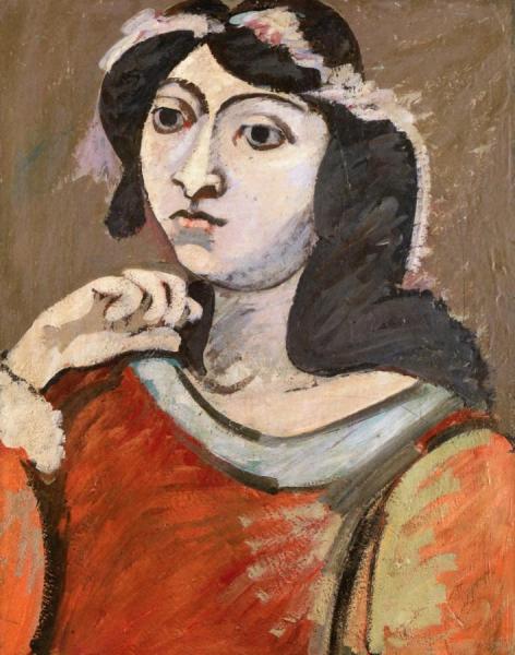 Portrait Of Ahko by Arshile Gorky