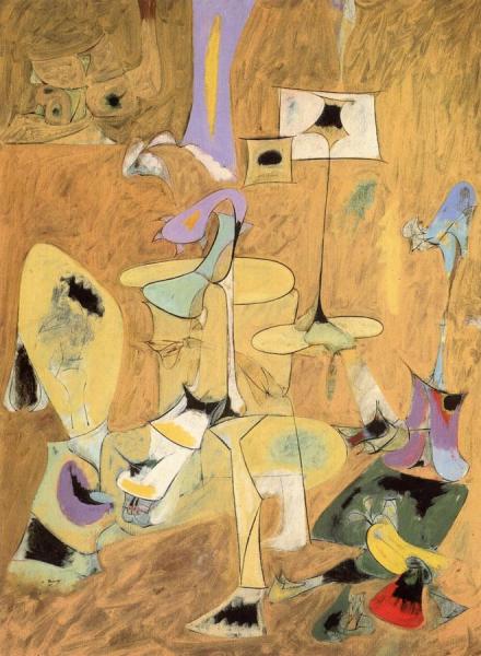 The Betrothal Ii by Arshile Gorky