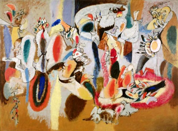 The Liver Is The Cock's Comb by Arshile Gorky