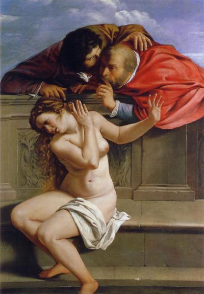 Susanna And The Elders by Artemisia Gentileschi