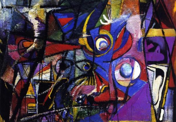 Abstraction (last Painting) by Arthur B. Carles Oil Painting Reproductions