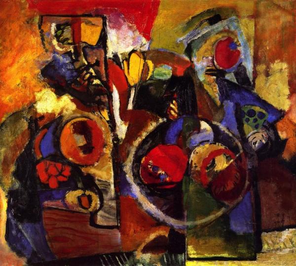 Abstraction No. 2 by Arthur B. Carles Oil Painting Reproductions