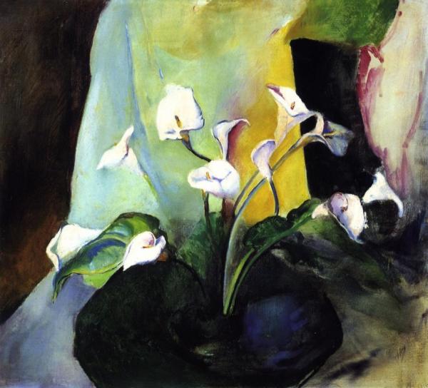Calla Lilies by Arthur B. Carles Oil Painting Reproductions