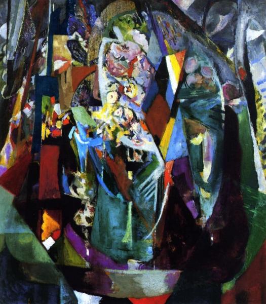 Flower Arrangement by Arthur B. Carles Oil Painting Reproductions