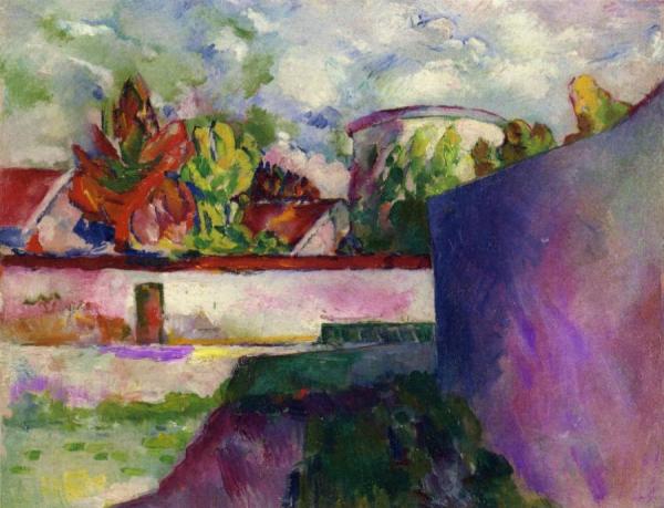 Landscape - Chateau Series by Arthur B. Carles Oil Painting Reproductions