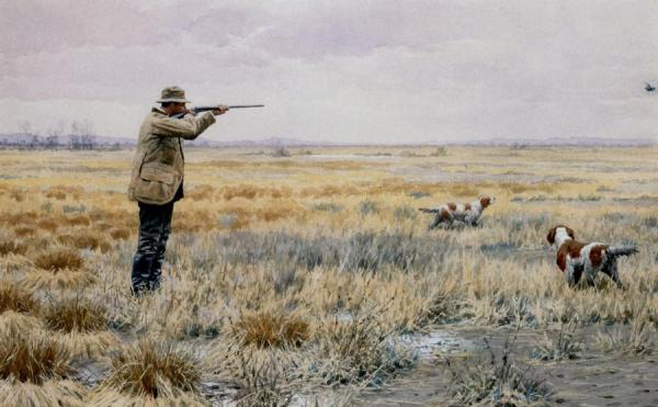 全ての Arthur Painting Oil Blind A From Shooting Duck Frost B. 絵画