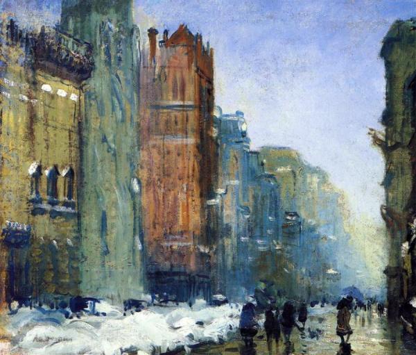 Fifth Avenue, New York by Arthur Clifton Goodwin