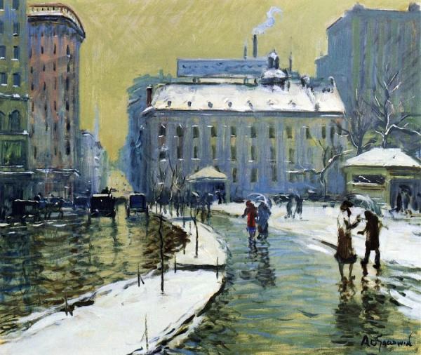 Winter, Boston by Arthur Clifton Goodwin