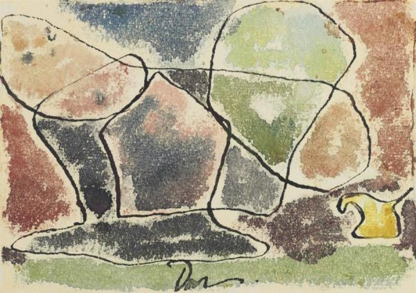 At The End Of The Pond by Arthur Dove Oil Painting Reproductions