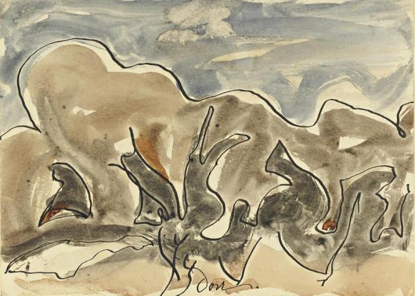 Dancing Tree Forms by Arthur Dove