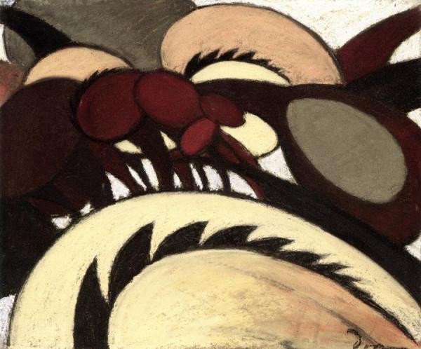 Team Of Horses by Arthur Dove