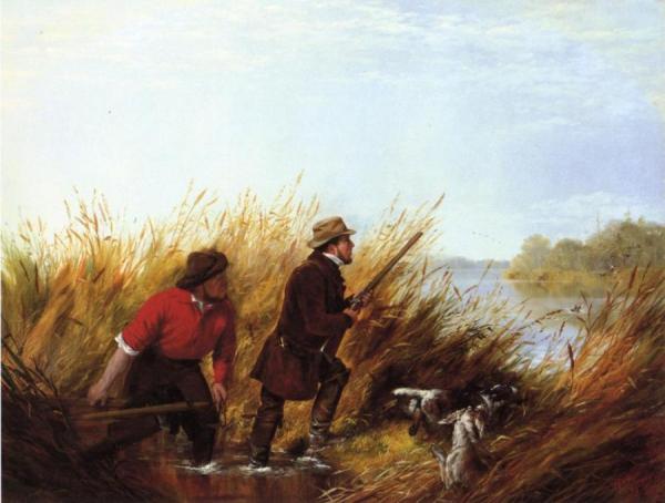 Duck Shooting: A Good Shot by Arthur Fitzwilliam Tait