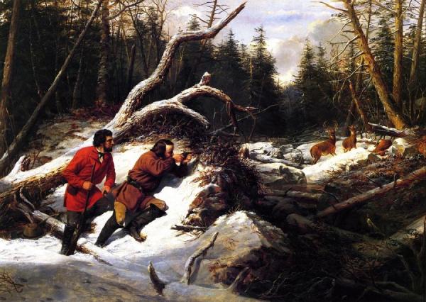 Still Hunting On The First Snow: A Second Shot by Arthur Fitzwilliam Tait