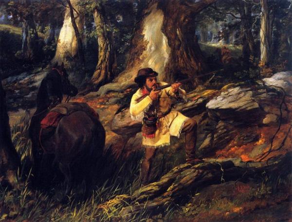 Trapper At Bay by Arthur Fitzwilliam Tait