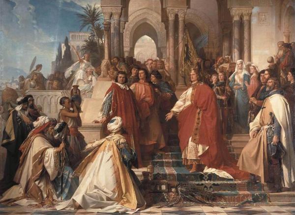 Arthur Georg Von Ramberg The Court Of Emperor Frederick Ii In Palermo
