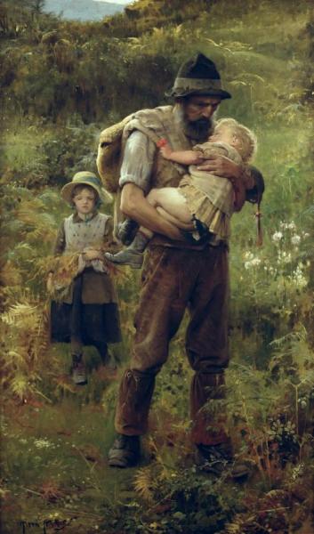 A Heavy Burden by Arthur Hacker