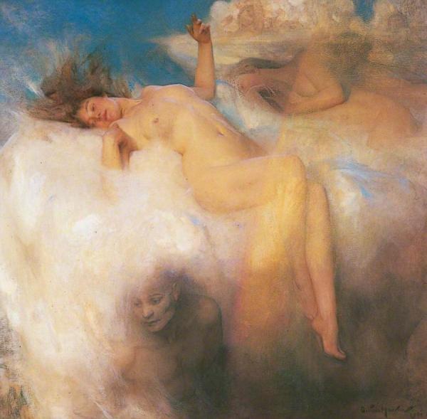 The Cloud by Arthur Hacker Oil Painting Reproductions