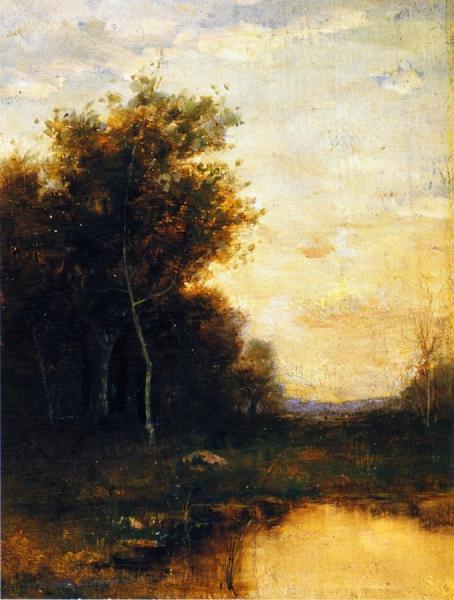 A Quiet Moment by Arthur Hoeber Oil Painting Reproductions