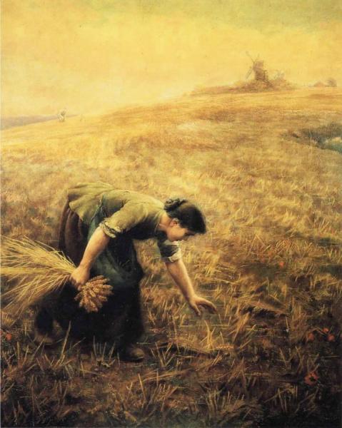 Arthur Hughes Gleaning