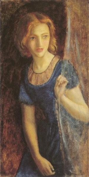 Arthur Hughes Mariana At The Window