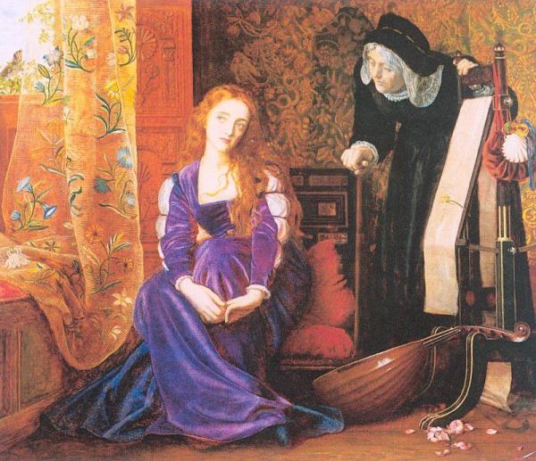 The Pained Heart (aka "sigh No More, Ladies, Sigh No More") by Arthur Hughes