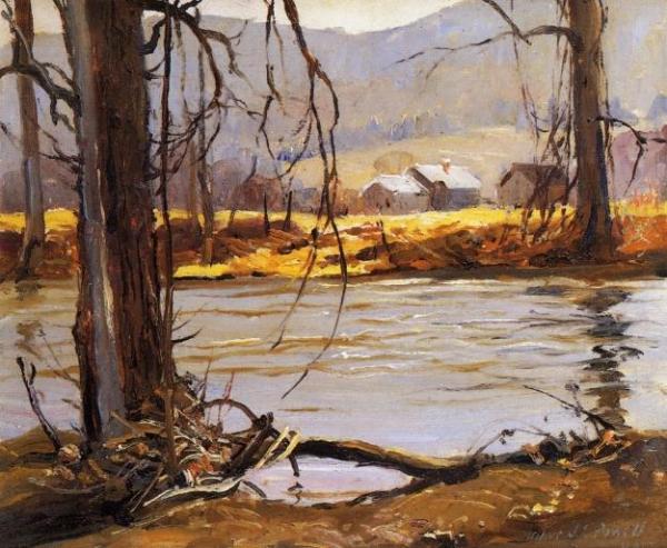 Fall River Landscape by Arthur James Emery Powell