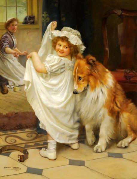 Before The Bath by Arthur John Elsley