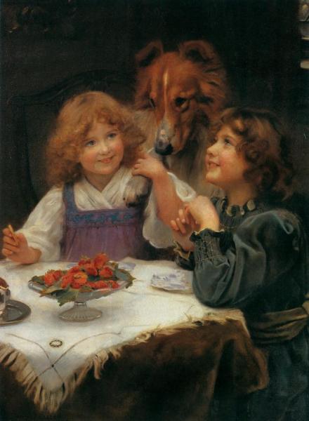 Arthur John Elsley The Teaparty